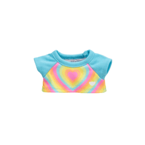 Mini Beans Rainbow Heart Tee - Build-A-Bear Workshop Australia