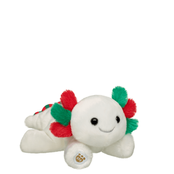 Build-A-Bear Mini Beans Festive Fun Axolotl Stuffed Animal - Limited Edition - Build-A-Bear Workshop Australia