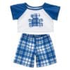 Blue Plaid PJ Set - Build-A-Bear Workshop Australia