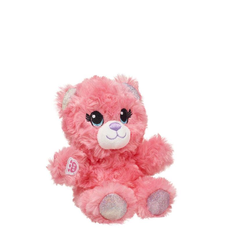 Build-A-Bear Mini Beans Coral Teddy Bear 1 Build-A-Bear Mini Beans Coral Teddy Bear - Build-A-Bear Workshop Australia