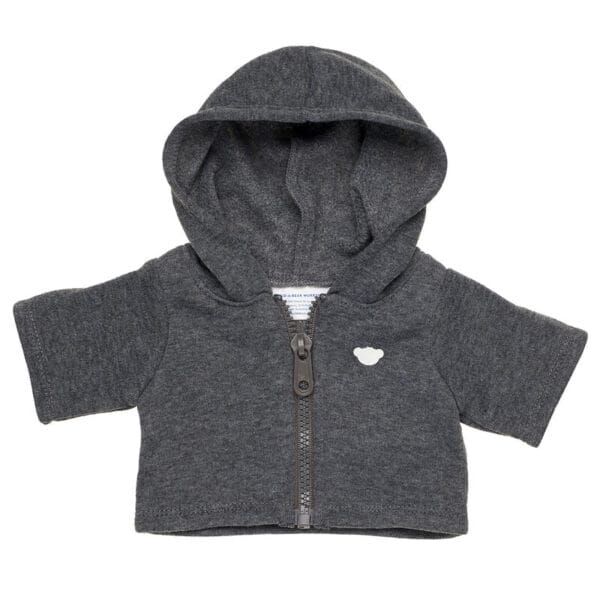 Charcoal Grey Zip Hoodie - Build-A-Bear Workshop Australia