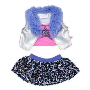 Iridescent Vest & Sequin Skirt Set - Build-A-Bear Workshop Australia