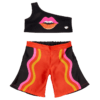 Jade Purple Brown Lip Tee and Pant Set - Build-A-Bear Workshop Australia