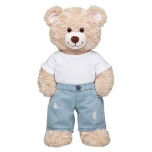 Light Distressed Denim Jeans 3 Light Distressed Denim Jeans - Build-A-Bear Workshop Australia