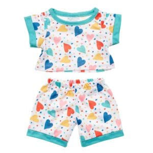 Multi Hearts PJ Set - Build-A-Bear Workshop Australia