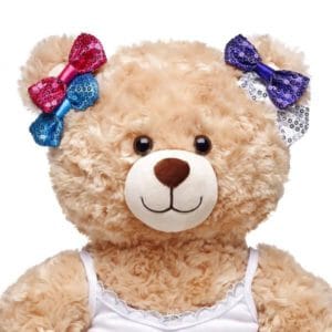 Multicolor Sparkle Bow Set 4 pc. - Build-A-Bear Workshop Australia