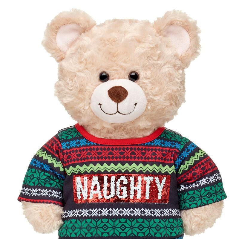 Naughty and Nice Flip Sequin Sweater 2 Naughty and Nice Flip Sequin Sweater - Build-A-Bear Workshop Australia