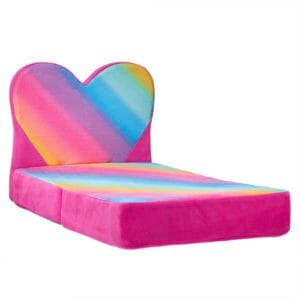 Rainbow Heart Chair Bed 3 Rainbow Heart Chair Bed - Build-A-Bear Workshop Australia