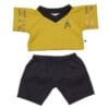 Star Trek: The Original Series Gold Uniform - Build-A-Bear Workshop Australia