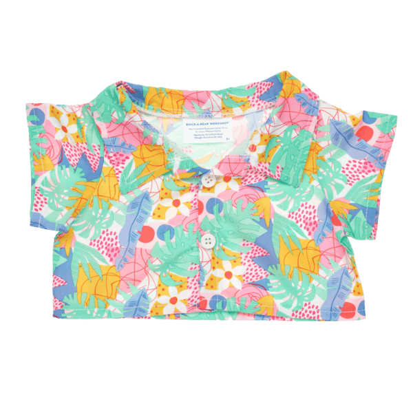 Tropical Button Up Shirt - Build-A-Bear Workshop Australia