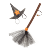 Halloween Witch Hat and Dark Broom Set - Build-A-Bear Workshop Australia