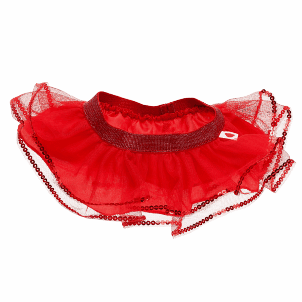 RED TUTU WITH SEQUIN