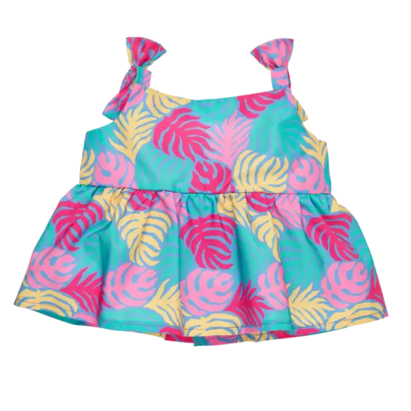 TROPICAL PALM DRESS