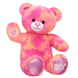 Bula Fiji Pink Ocean Bear