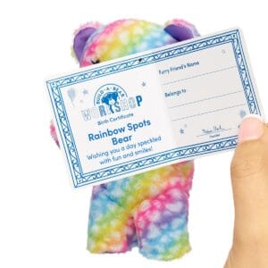 Alternative view of Rainbow Bear Mini Bean