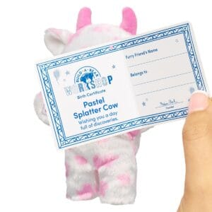 Alternative view of PINK COW Mini Bean